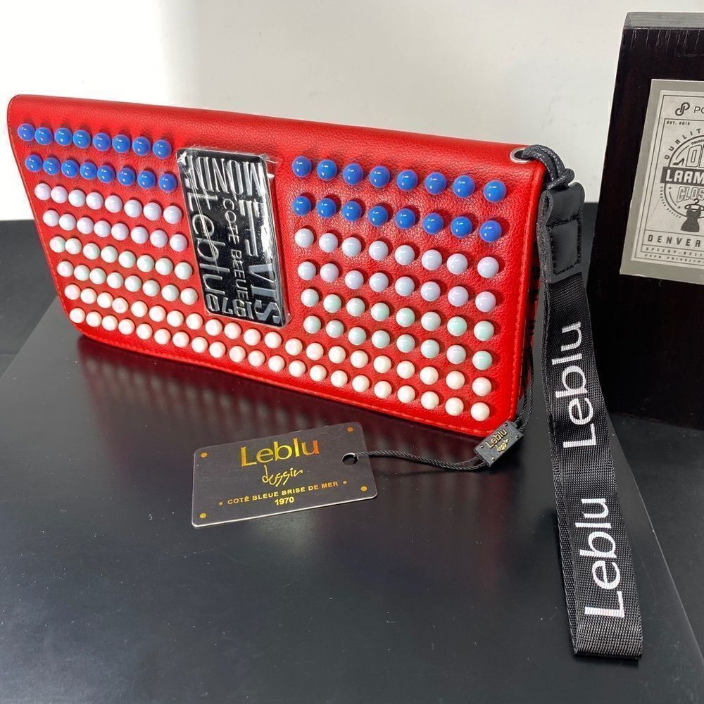 LEBLU Clutch Purse Studded with Colored Marbles - Picture 14 of 15
